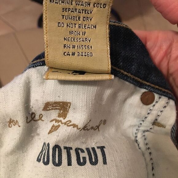 7 For All Mankind boot cut jeans 31 - Picture 8 of 8